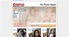 Desktop Screenshot of costcophotorepair.com